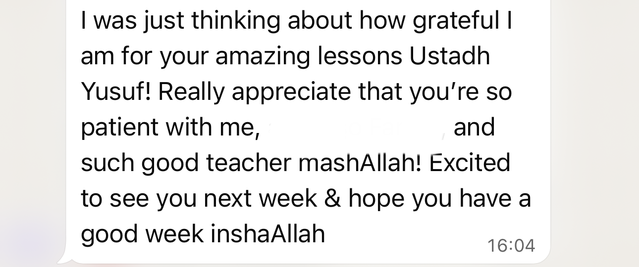 Student Testimonial Feedback
